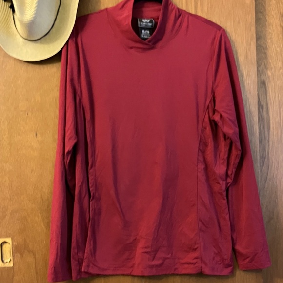 Ariat Tops - Ariat Burgundy Long Sleeve Top